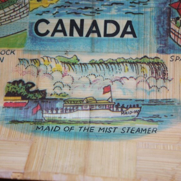 Niagara Falls Canada Bamboo Bowl - Picture 6 of 6